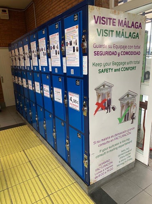 Luggage Lockers, Malaga Bus Station: foto de su ficha de Google Maps