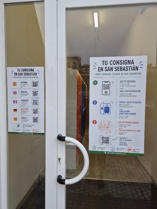 Donosti Lockers Consigna: foto de su ficha de Google Maps